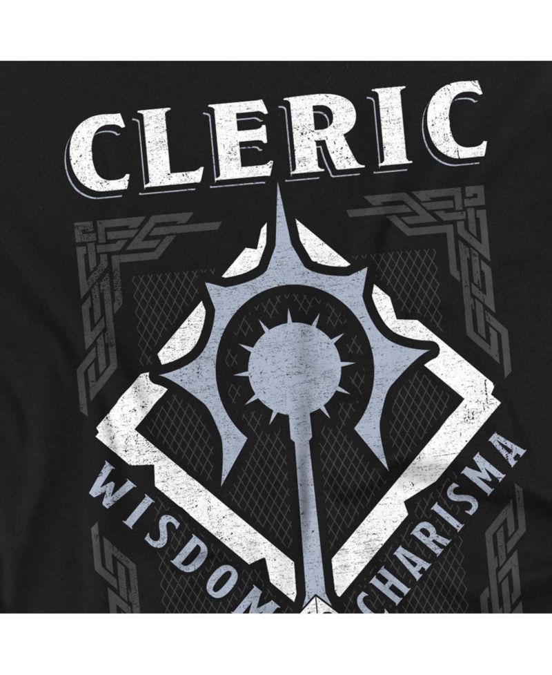 Big & Tall Dungeons Dragons Cleric Wisdom Charisma T-Shirt