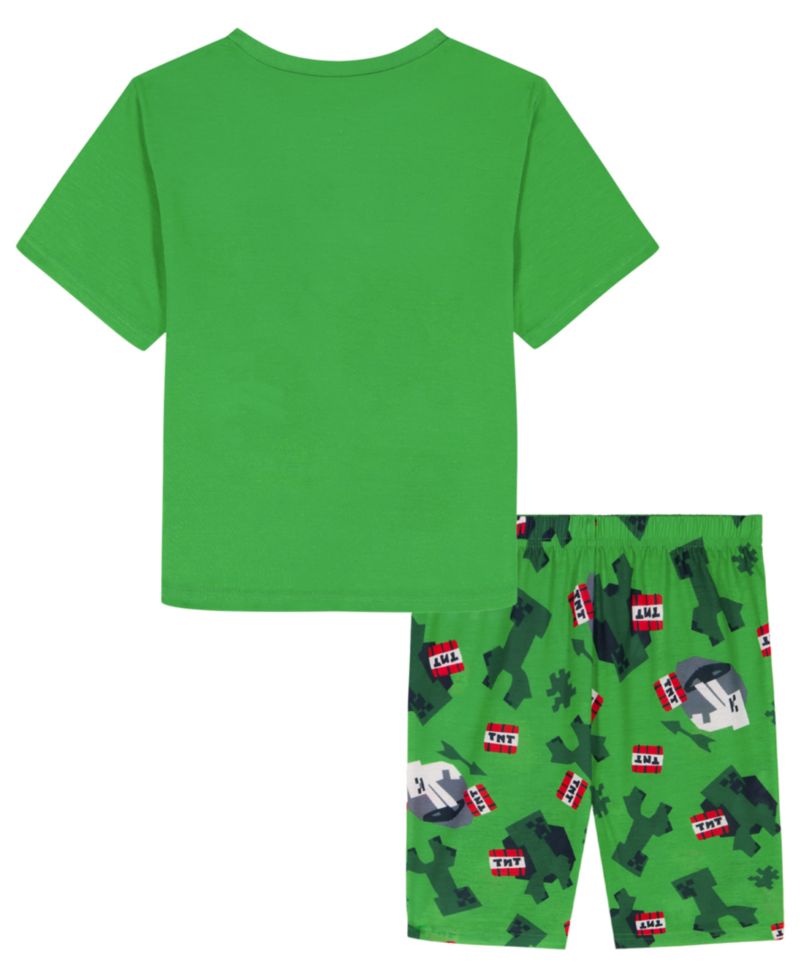 Boys' 6-12 Printed Short-Sleeve T-Shirt and Shorts, 2-Piece Set