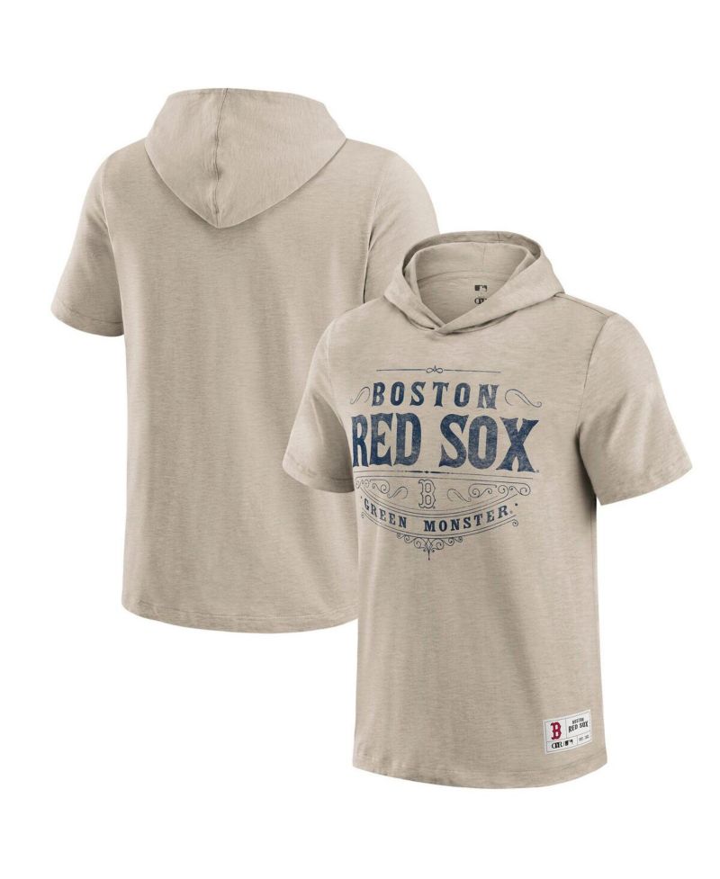 Darius Rucker Collection by Men's Tan Boston Red Sox Hooded T-Shirt