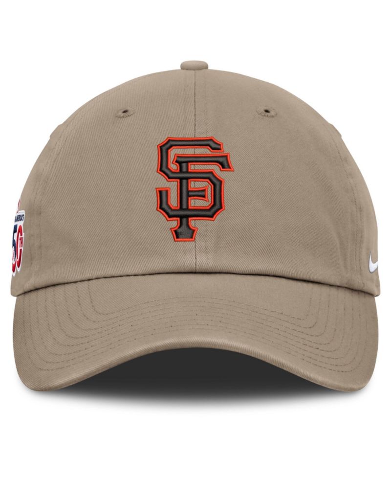 Men's Khaki San Francisco Giants Celebrating America's 250th Club Adjustable Hat