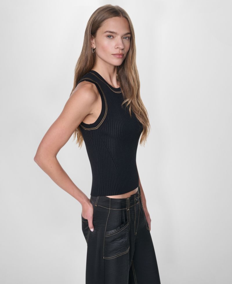 Women's Contrast Stitch Tank Top