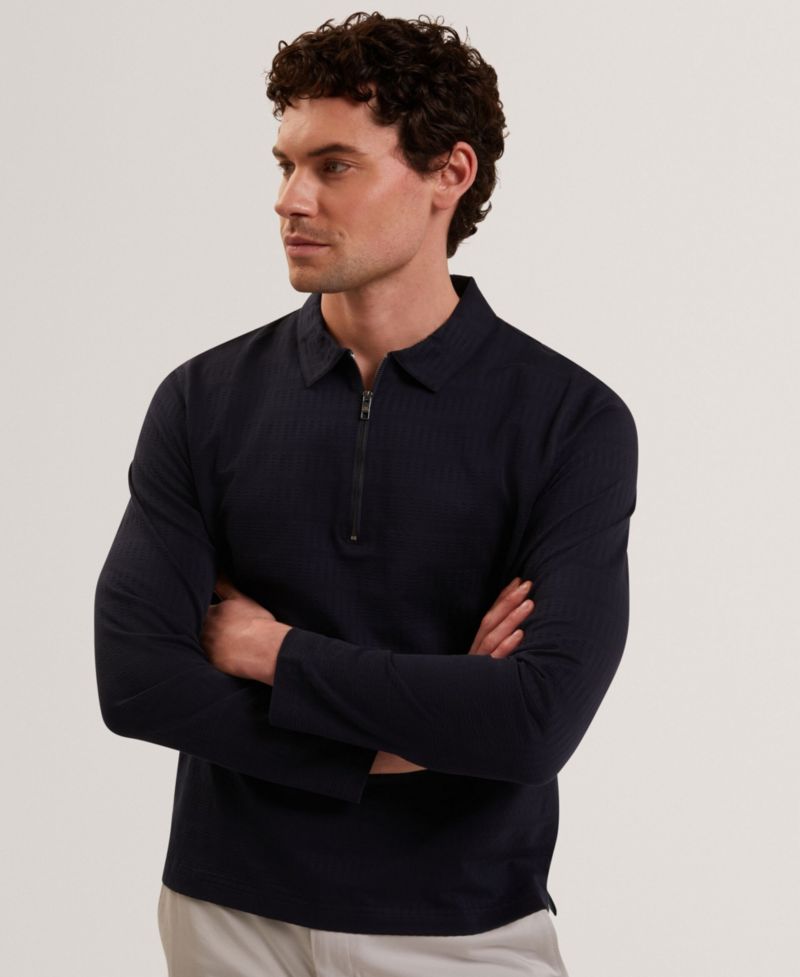 Men's Long-Sleeve Polo Shirt