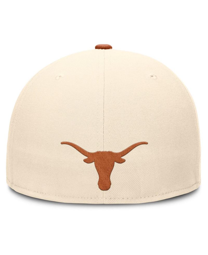 Men's Natural Texas Longhorns Primetime True Performance Fitted Hat