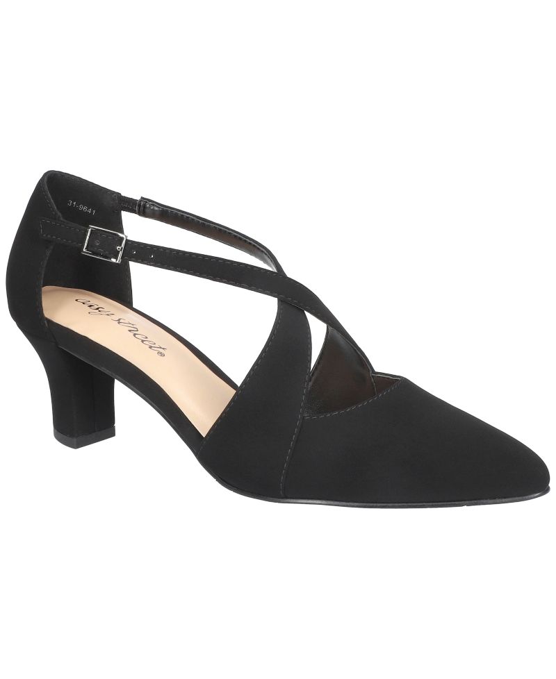 Women's Elegance Cross Strap Front Pumps