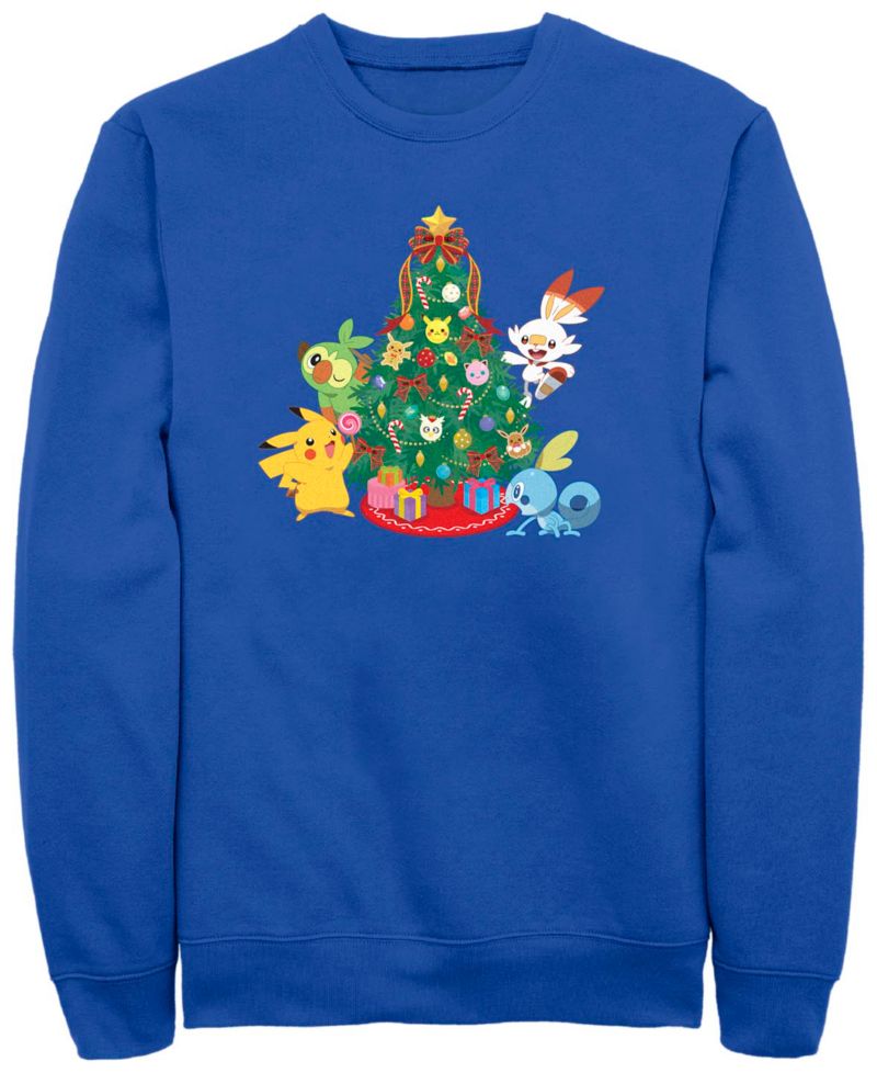 Men's Tree Crew Fleece Pullover Sweatshirt