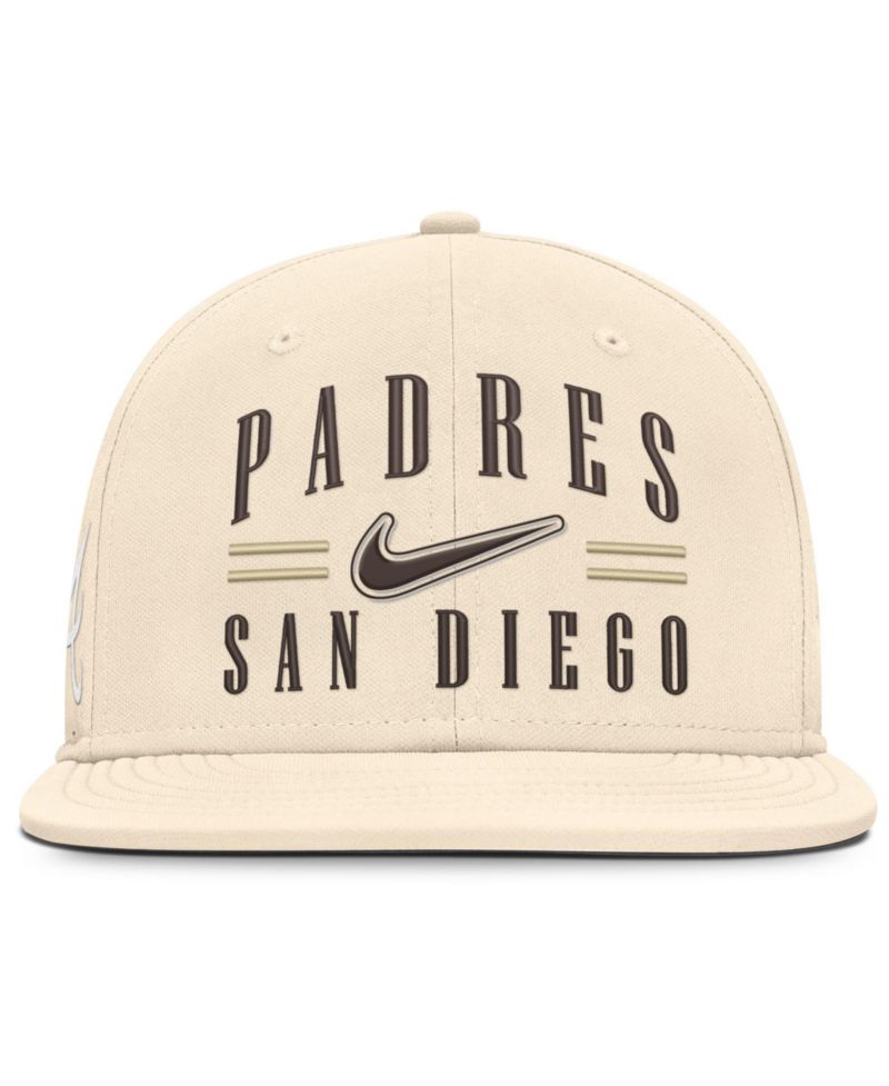 Men's Natural San Diego Padres True Dri-FIT AeroBill Fitted Hat