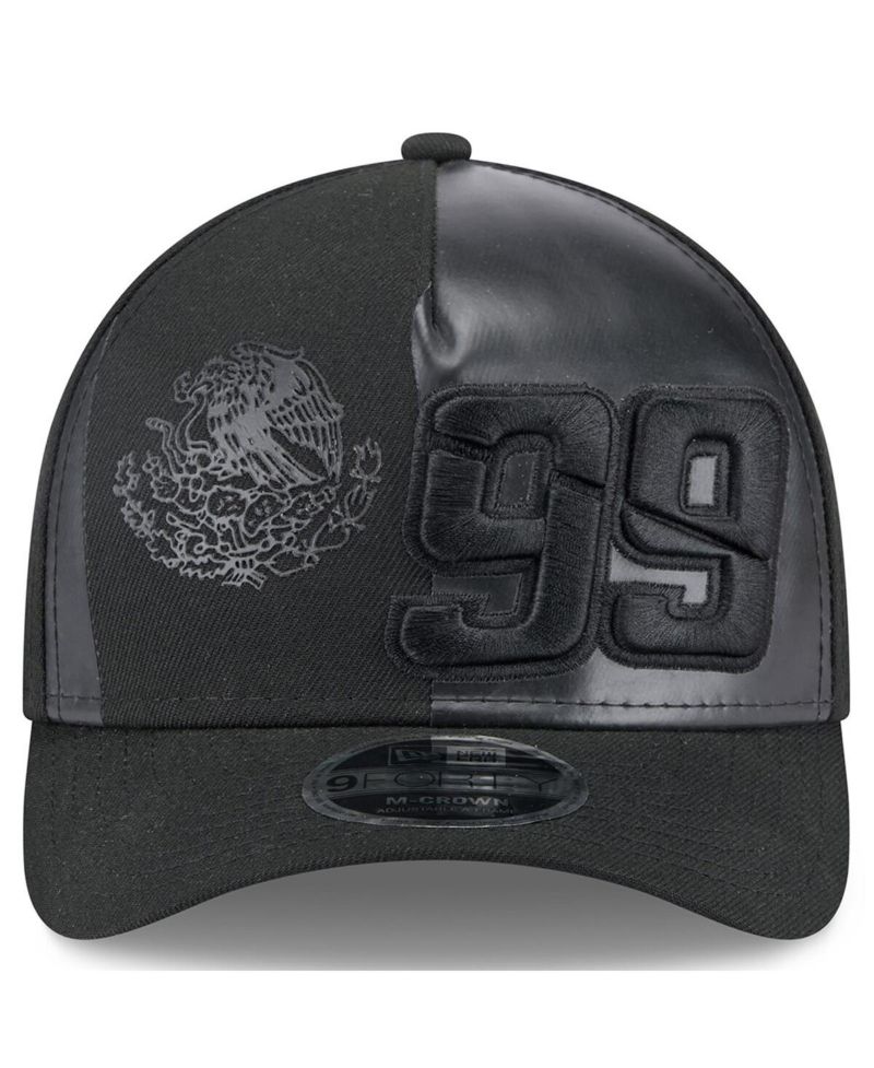 Men's Black Daniel Suarez Mexican Flag 9FORTY M-Crown A-Frame Adjustable Hat
