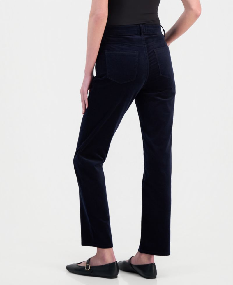 Women's Straight-Leg Corduroy Pants