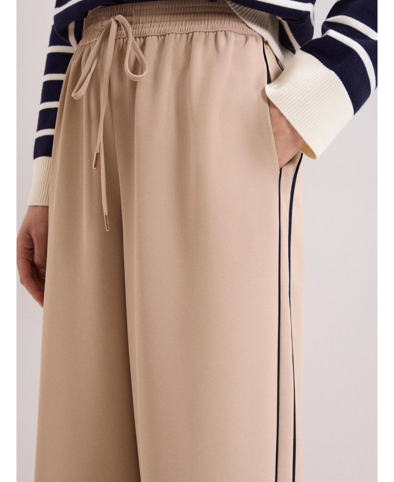 Women's Wide Leg Stripe Detail Skye Trousers