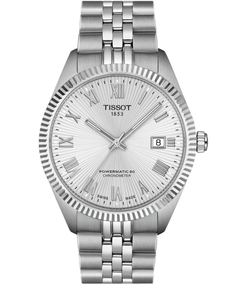 Men's Ballade Power Silver Stainless Steel Bracelet Watch, 39mm