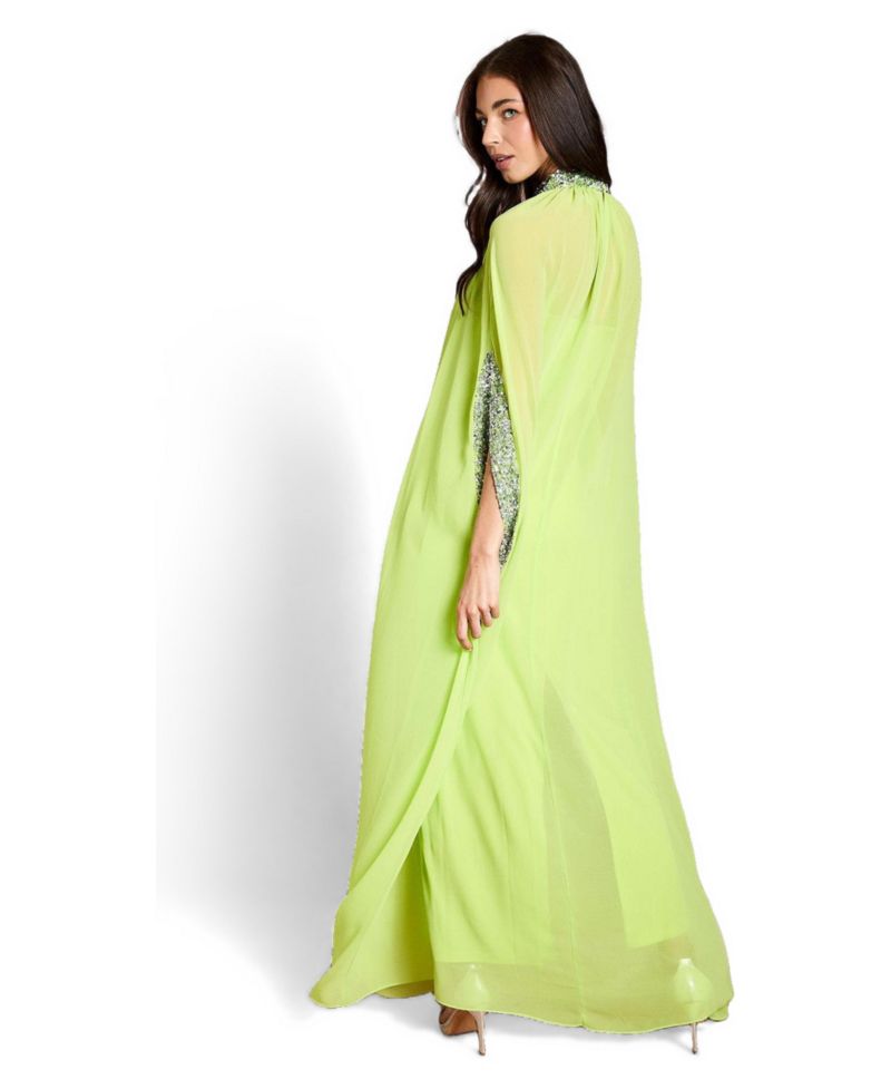 Women's Muse Chiffon Cape Dress