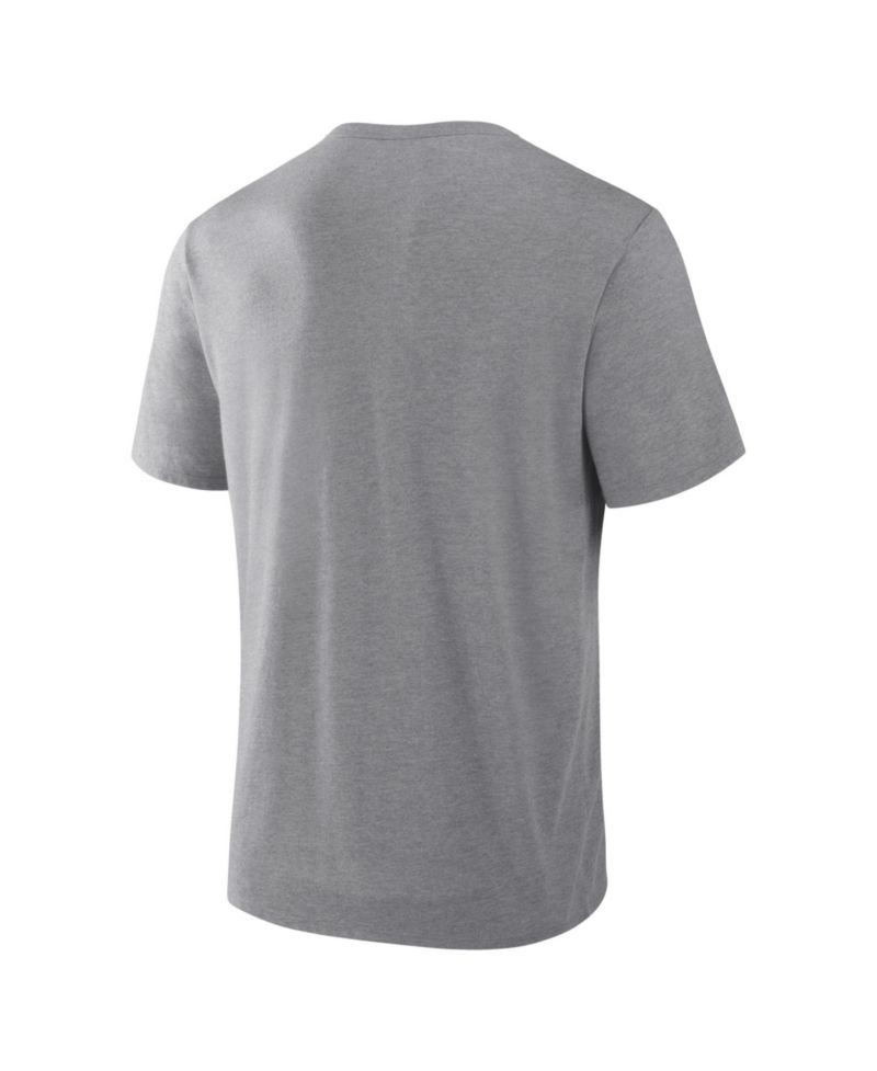 Men's Heather Gray Toronto Blue Jays Play Tribute Tri-Blend T-Shirt