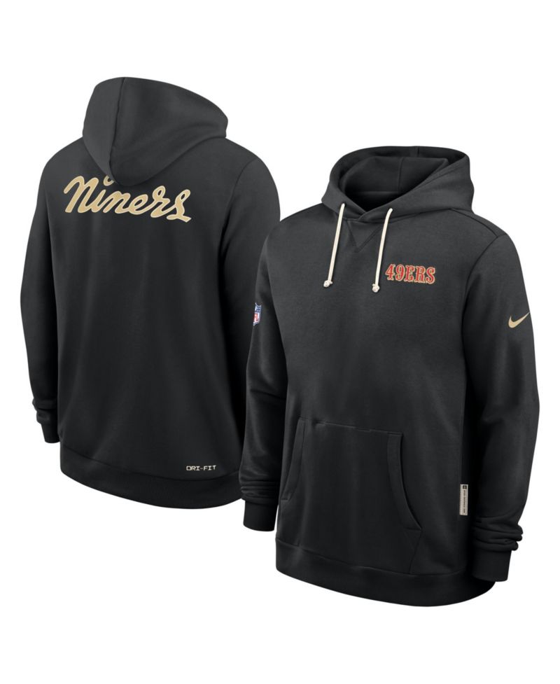 Nike Men's Black San Francisco 49ers 2025 NFL Rivalries Sideline Dri-Fit Hoodie