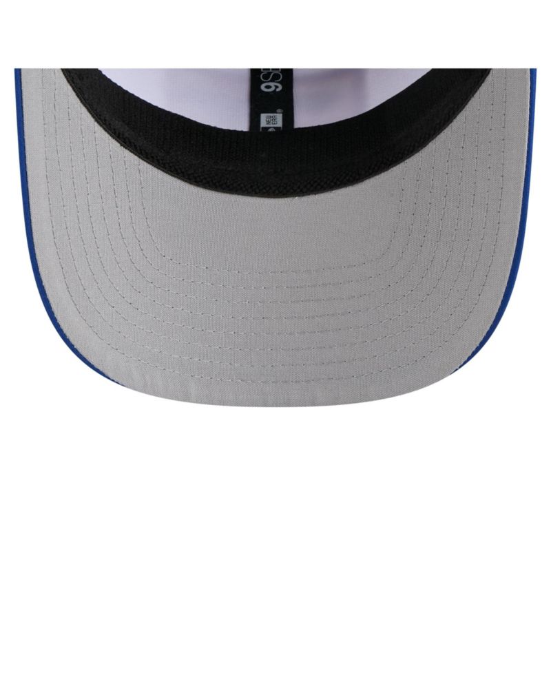 Men's White/Royal Florida Gators Perforated Patched 9SEVENTY Adjustable Hat