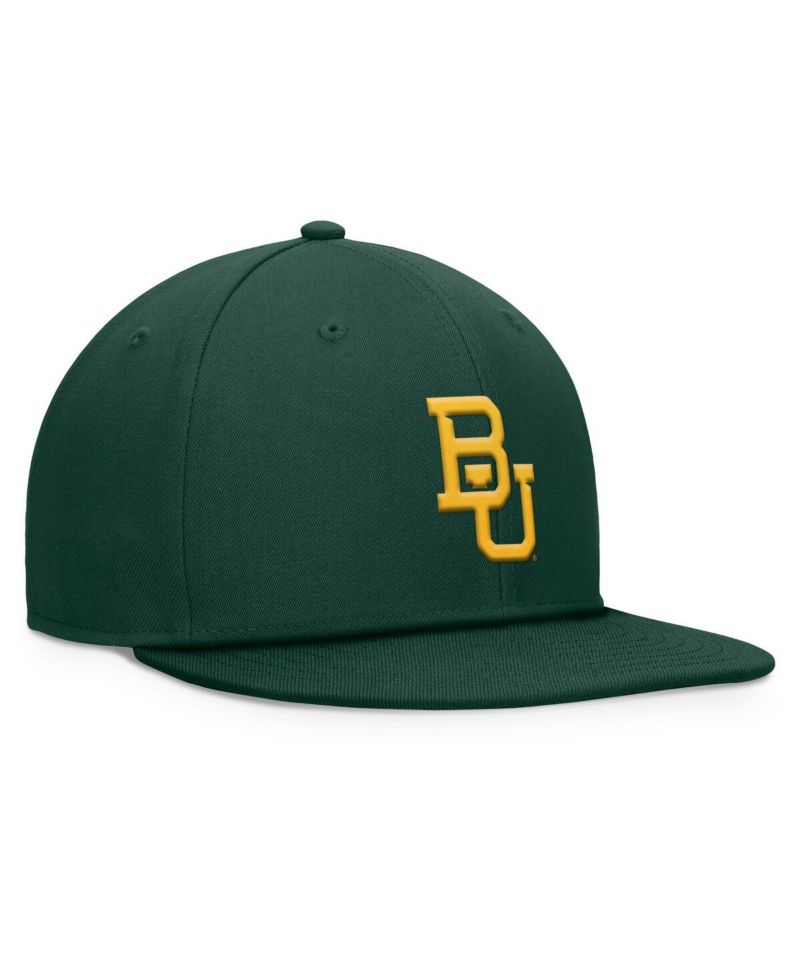 Men's Green Baylor Bears Fundamental Snapback Hat