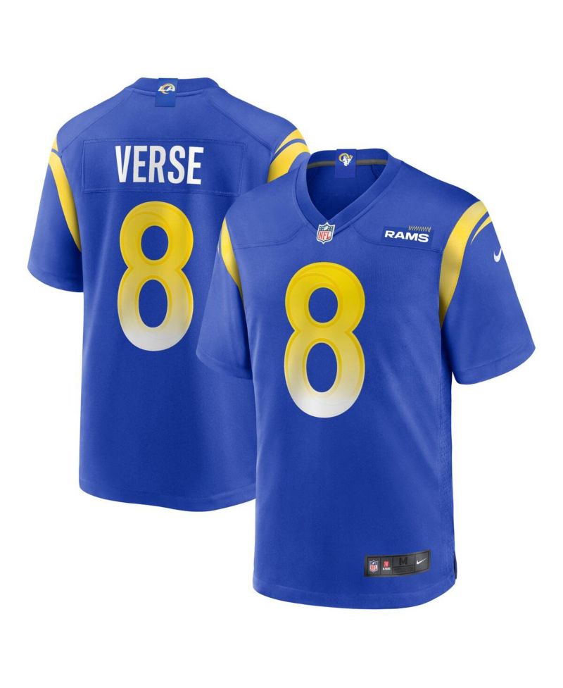 Men's Jared Verse Royal Los Angeles Rams Player Game Jersey