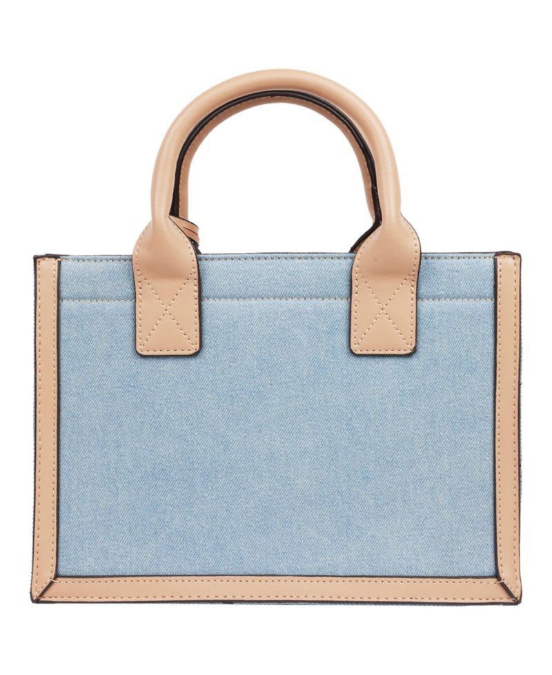Bombe Logo Denim Tote
