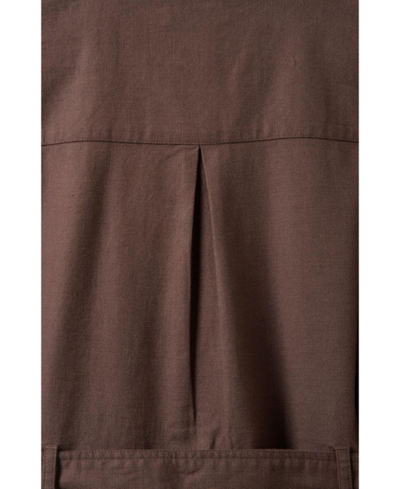 Women's Belted Safari Midi Shirt Dress