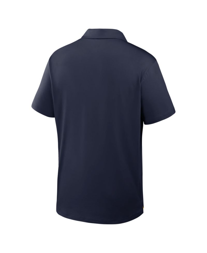 Men's Navy Michigan Wolverines 2026 Sideline Tour Dri-FIT Polo Shirt