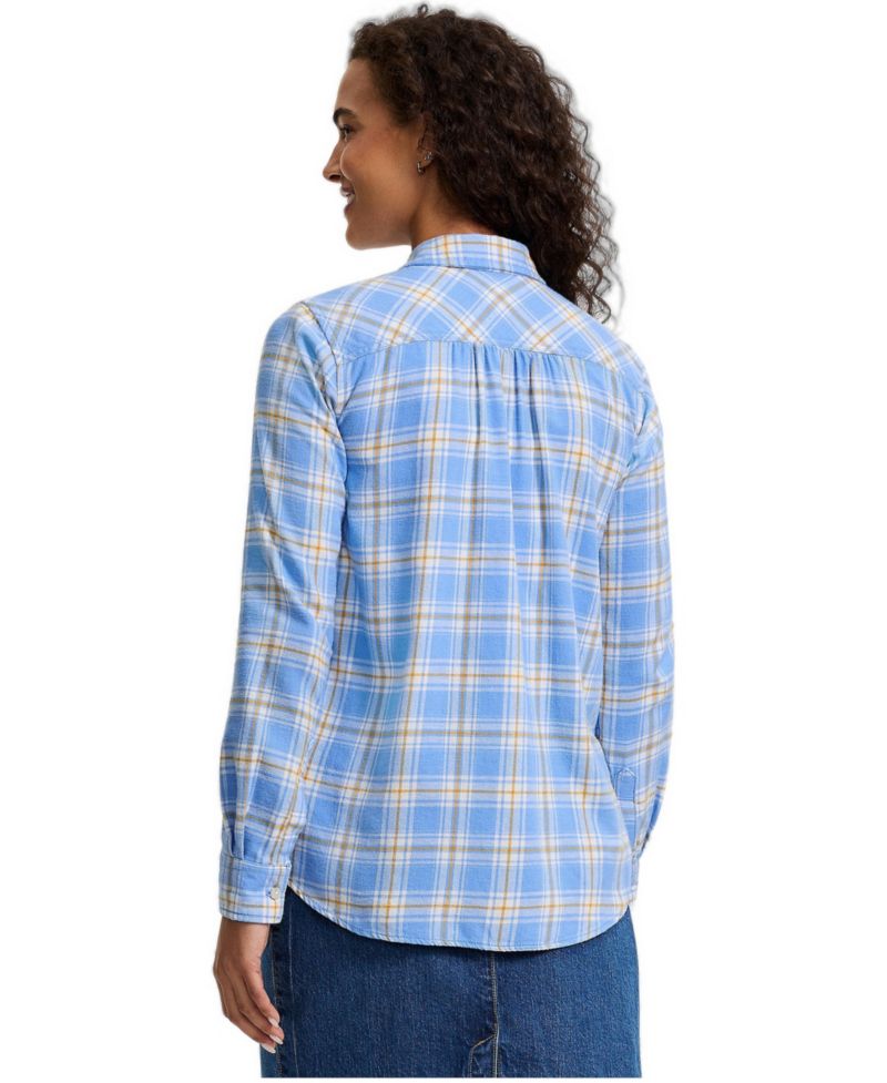Women's Flannel Boyfriend Long Sleeve Shirt