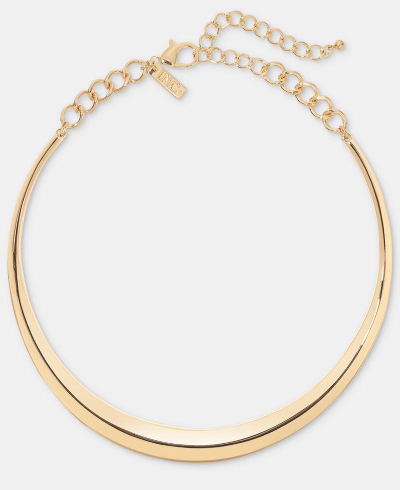 Structured Collar Necklace, 15-1/2" + 3" extender