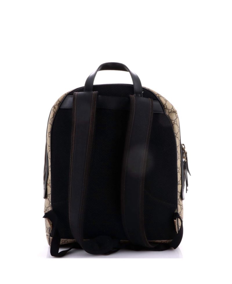 Medium Zip Around Backpack Printed GG Coated Canvas