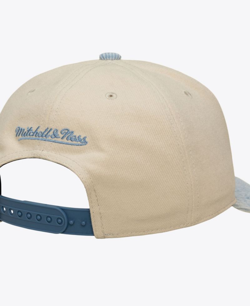 Men's Cream/Light Blue Philadelphia Phillies Washed Corduroy Pro Crown Snapback Hat