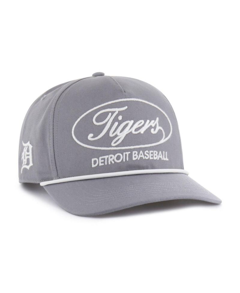 Men's Gray Detroit Tigers Foundational Hitch Adjustable Hat