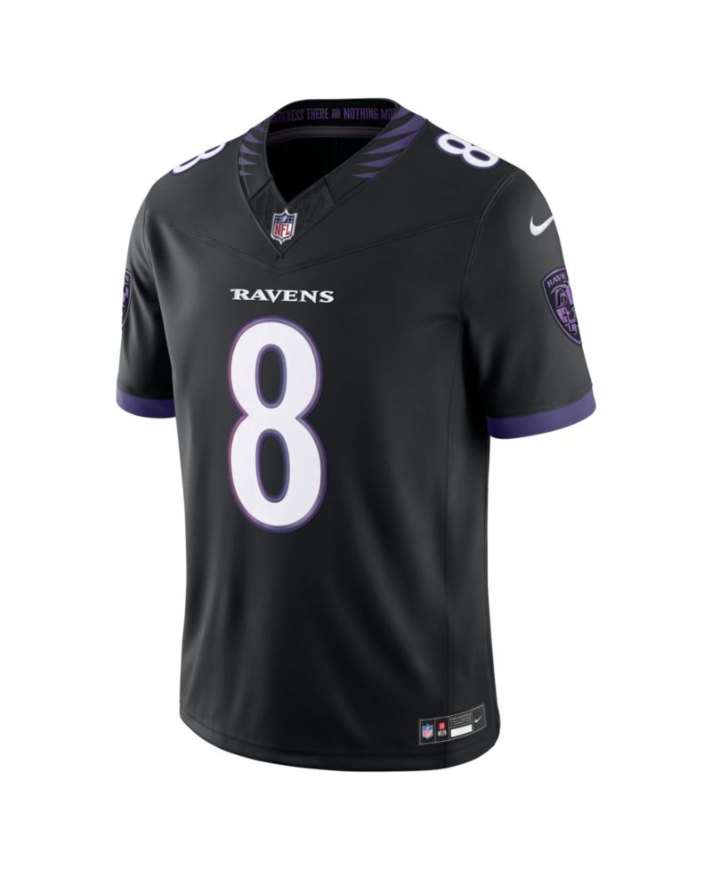 Men's Lamar Jackson Black Baltimore Ravens Alternate Vapor F.U.S.E. Stitched Limited Jersey