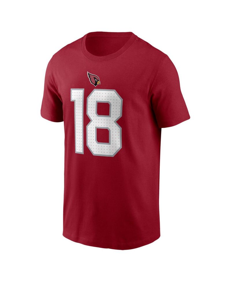 Men's Marvin Harrison Jr. Cardinal Arizona Cardinals Name & Number T-Shirt