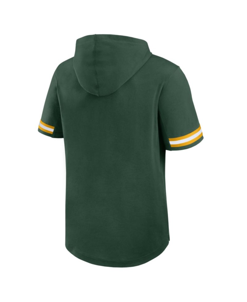 Men's Green Bay Packers Optimal Play Short Sleeve Hooded T-Shirt