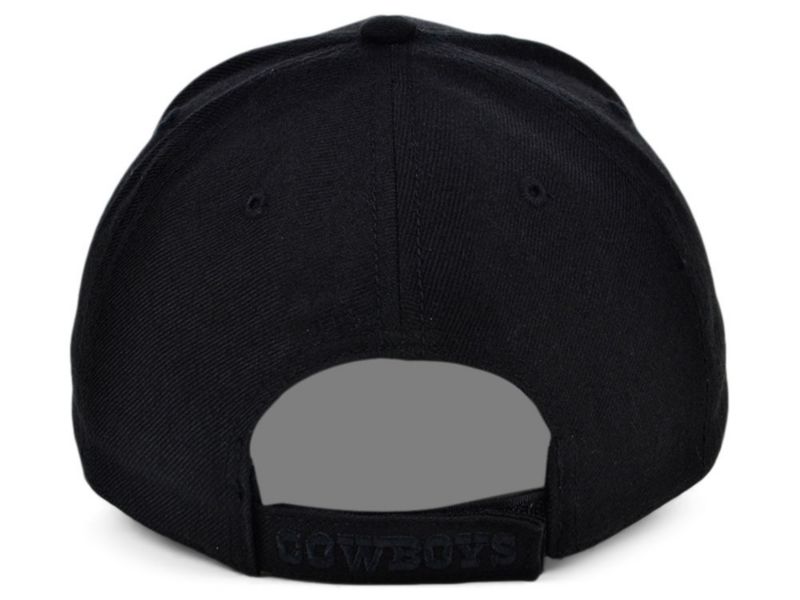 Men's Dallas Cowboys Black & Black MVP Cap