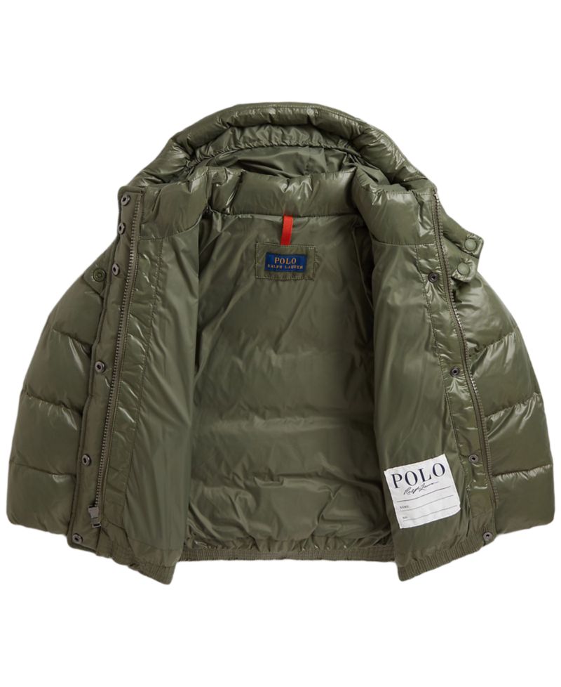 Girls' 2T-6X Glossy Down Hooded Jacket
