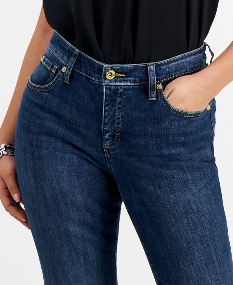 Petite Mid-Rise Bootcut Denim Jeans