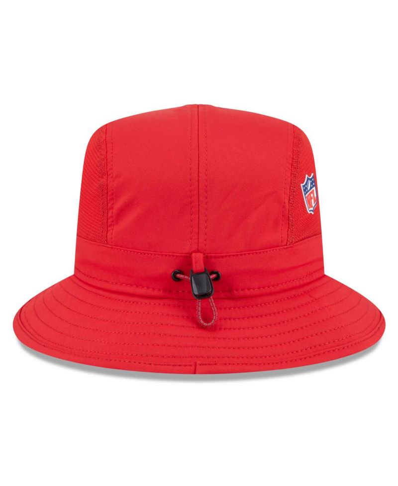 Men's Red Kansas City Chiefs 2025 Sideline Bucket Hat