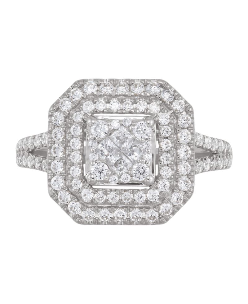 Macy's Diamond Engagement Ring (1 ct. t.w.) in 10k White Gold