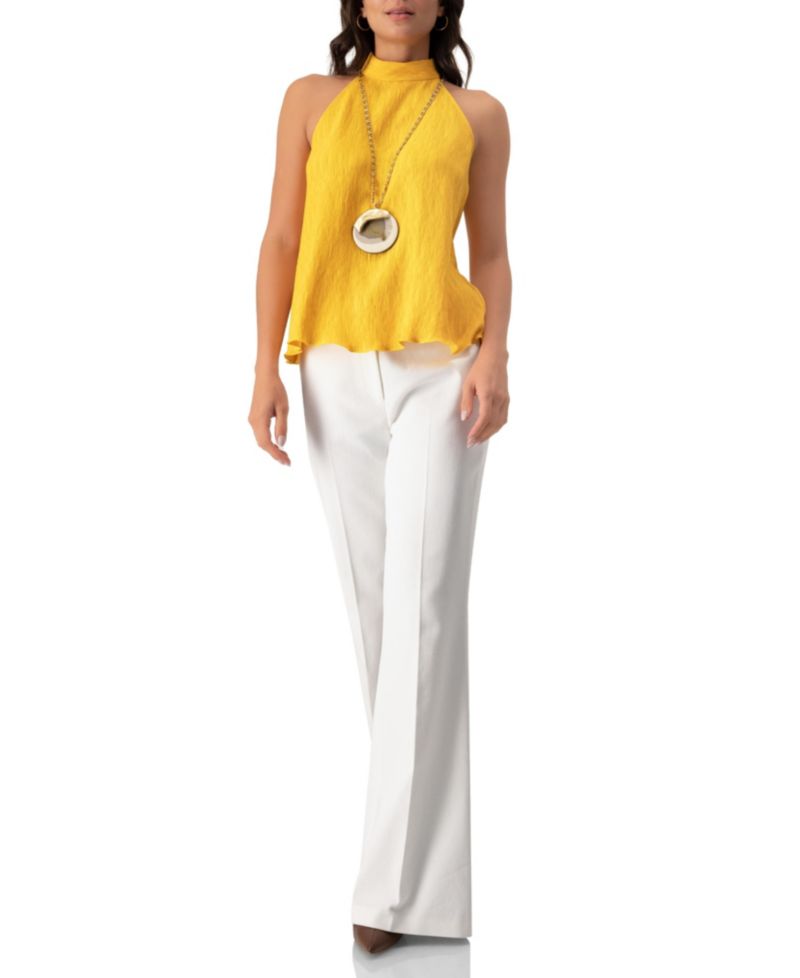 Women's Halter Neck Sleeveless Blouse