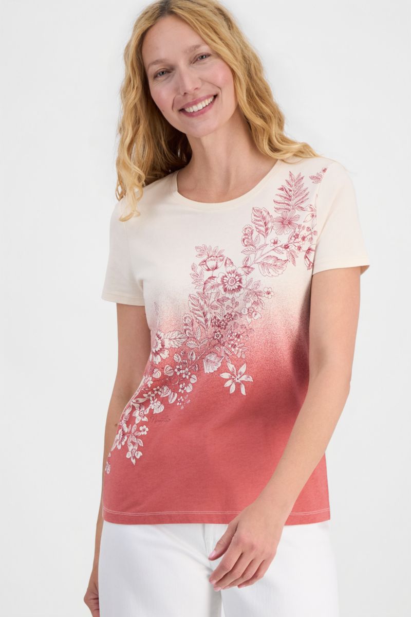 Women's Ombr&egrave; Graphic Tee
