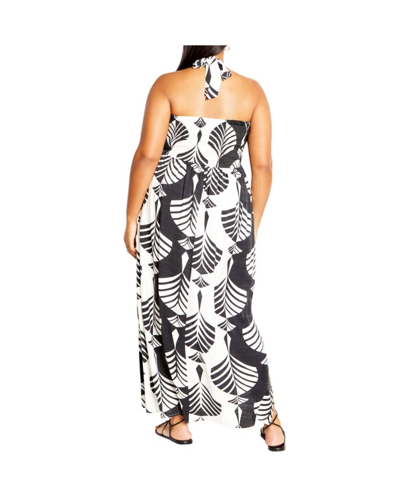 Women's Peta Border Print Maxi Dress