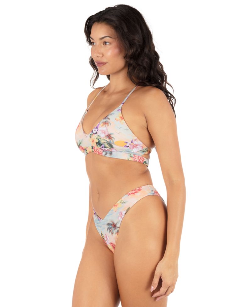 Women's Scenic Sunset V-Front Skimpy Swim Bottoms