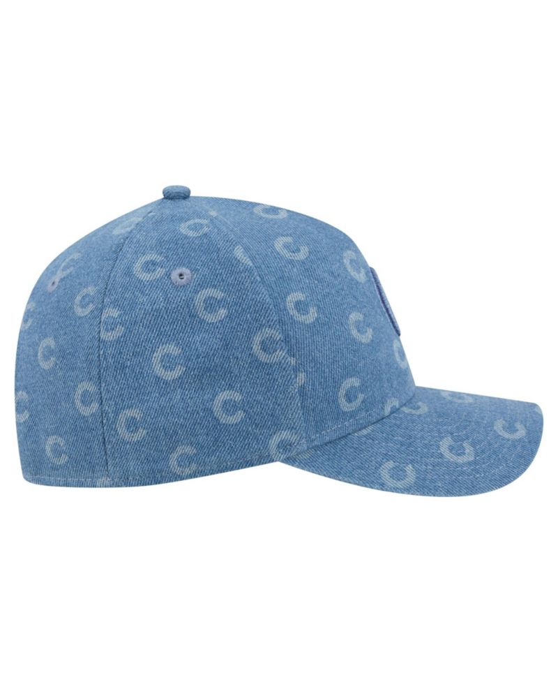 Men's and Women's Denim Chicago Cubs A-Frame 9FORTY Adjustable Hat