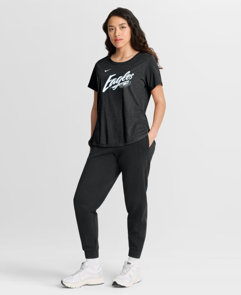 Women's Philadelphia Eagles Primetime Tri-Blend Screen-Print Graphics T-Shirt