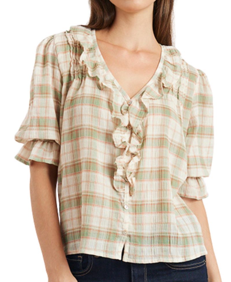 Women's Cotton Chloe Shirt in Plaid