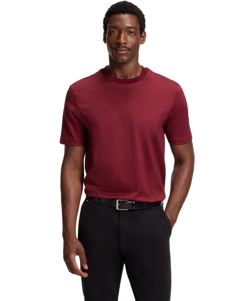 Men's Mercerized-Cotton Monogram T-Shirt