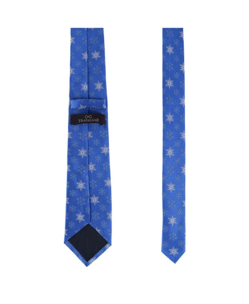 Men's Let It Snow Novelty Snowflake Necktie