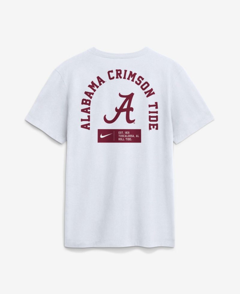 Men's White Alabama Crimson Tide Primetime Crew T-Shirt