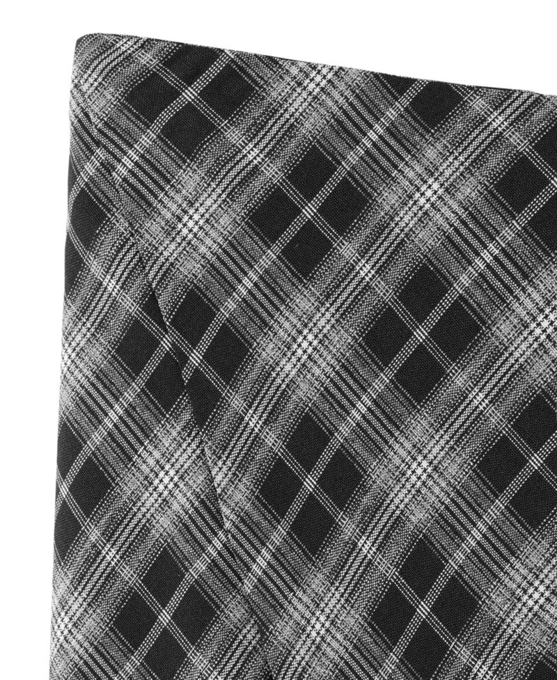 Women's Plaid Midi Lace-Trim Skirt