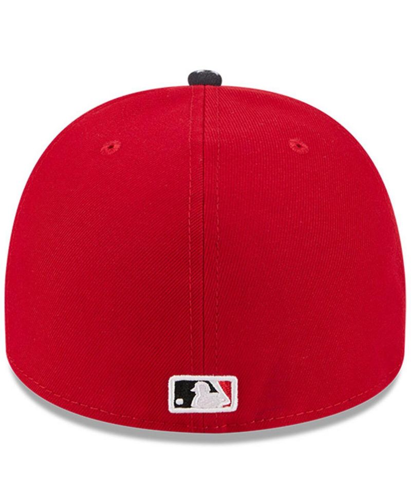Men's Red/Black Cincinnati Reds 2025 MLB Speedway Classic A-Frame 59FIFTY Fitted Hat