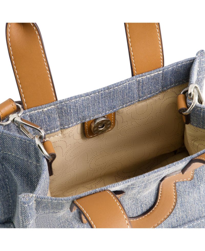 Mini Denim Tote