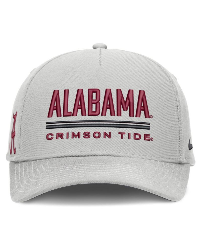 Men's Gray Alabama Crimson Tide 2026 Sideline Dri-FIT Rise Adjustable Hat